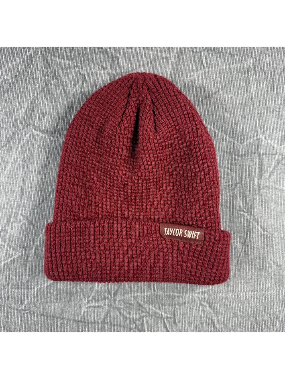 Taylor Swift Beanie Women's Burgundy All Too Well Red Hat